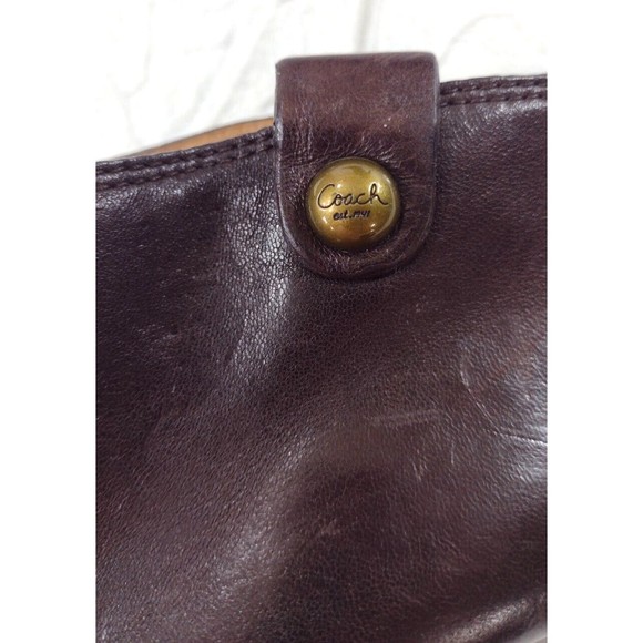 Coach Smooth Leather Heeled Booties Brown Women's Size 6.5 - Picture 6 of 13